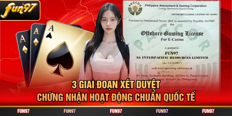 3 giai đoạn xét duyệt chứng nhận hoạt động chuẩn quốc tế