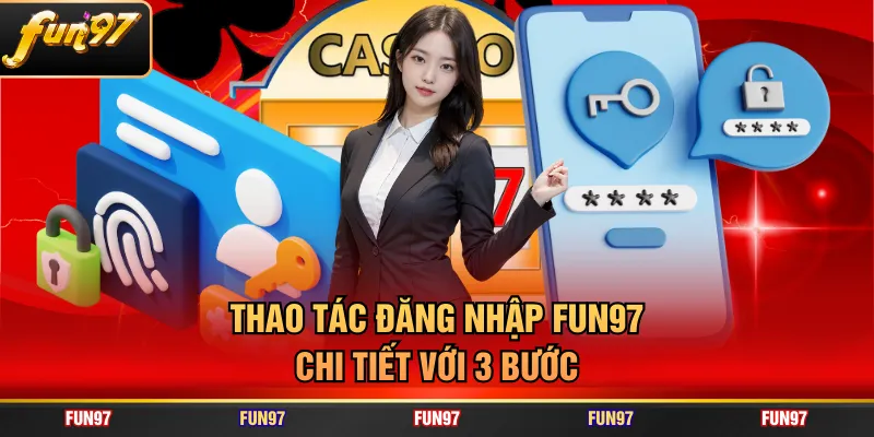 Thao tác đăng nhập FUN97 chi tiết với 3 bước